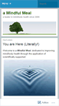 Mobile Screenshot of amindfulmeal.org