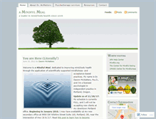 Tablet Screenshot of amindfulmeal.org